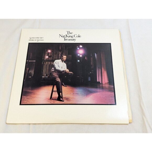 The Nat King Cole Treasury 3 Vinyl Set - Picture 2 of 14